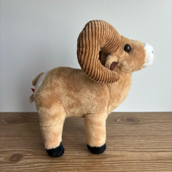 Wild Republic 7.5” Bighorn Sheep Ram Brown Tan Cute Plush Stuffed Animal Toy - Picture 3 of 7
